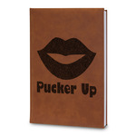 Lips (Pucker Up) Leatherette Journal - Large - Double Sided