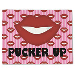 Lips (Pucker Up) Single-Sided Linen Placemat - Single