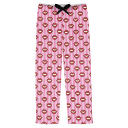 Lips (Pucker Up) Mens Pajama Pants - XS