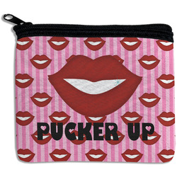 Lips (Pucker Up) Rectangular Coin Purse