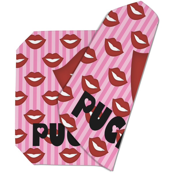 Custom Lips (Pucker Up) Dining Table Mat - Octagon (Double-Sided)