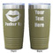 Lips (Pucker Up) Olive Polar Camel Tumbler - 20oz - Double Sided - Approval