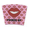 Lips (Pucker Up) Party Cup Sleeves - without bottom - FRONT (flat)