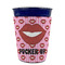 Lips (Pucker Up) Party Cup Sleeves - without bottom - FRONT (on cup)