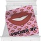 Lips (Pucker Up)  Personalized Blanket