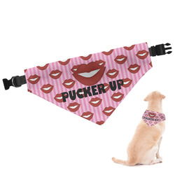 Lips (Pucker Up) Dog Bandana - Medium