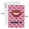 Lips (Pucker Up) Playing Cards - Approval