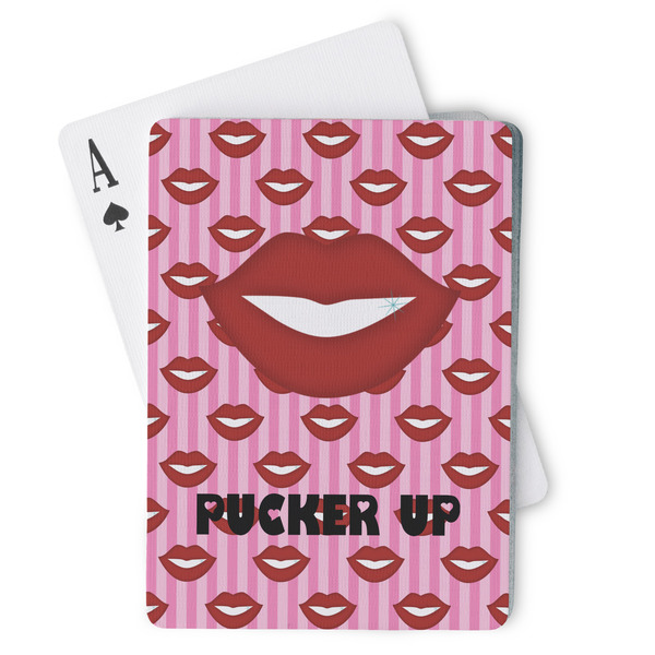 Custom Lips (Pucker Up) Playing Cards