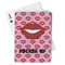 Lips (Pucker Up) Playing Cards - Front View