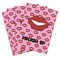 Lips (Pucker Up) Playing Cards - Hand Back View