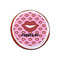 Lips (Pucker Up) Printed Icing Circle - XSmall - On Cookie