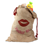 Lips (Pucker Up) Santa Sack