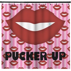 Lips (Pucker Up) Shower Curtain - 71" x 74"