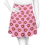 Lips (Pucker Up) Skater Skirt - Medium