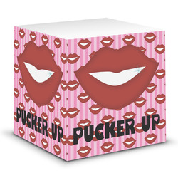 Lips (Pucker Up) Sticky Note Cube