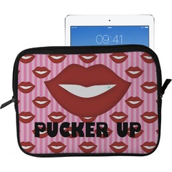 Lips (Pucker Up) Tablet Case / Sleeve - Large