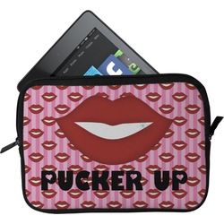 Lips (Pucker Up) Tablet Case / Sleeve - Small