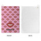 Lips (Pucker Up) Waffle Weave Golf Towel - Approval