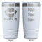 Lips (Pucker Up) White Polar Camel Tumbler - 20oz - Double Sided - Approval