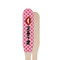 Lips (Pucker Up) Wooden Food Pick - Paddle - Single Sided - Front & Back