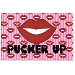 Lips (Pucker Up) Woven Mat