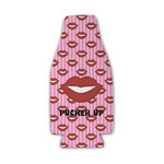Lips (Pucker Up) Zipper Bottle Cooler