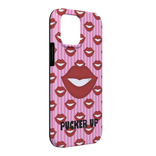 Custom Lips (Pucker Up) iPhone Case - Rubber Lined - iPhone 13 Pro Max