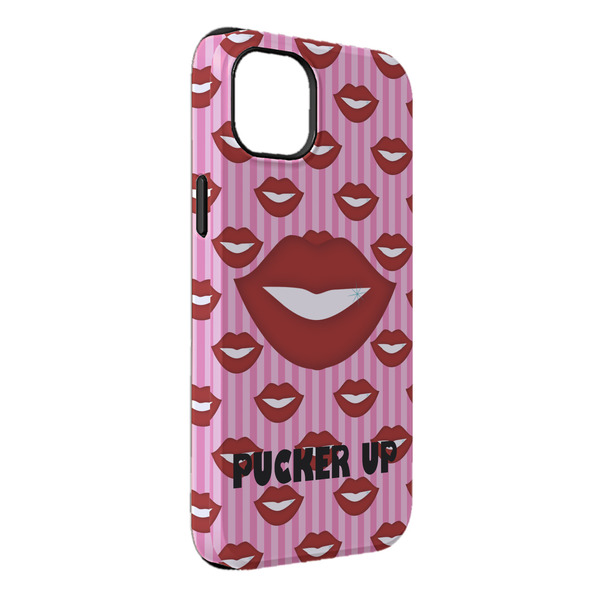 Custom Lips (Pucker Up) iPhone Case - Rubber Lined - iPhone 14 Plus