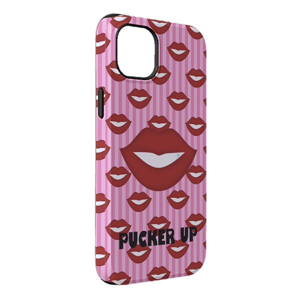 Custom Lips (Pucker Up) iPhone Case - Rubber Lined - iPhone 14 Pro Max