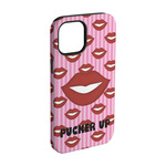 Lips (Pucker Up) iPhone Case - Rubber Lined - iPhone 15 Pro