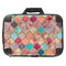 Glitter Moroccan Watercolor 18" Laptop Briefcase - FRONT