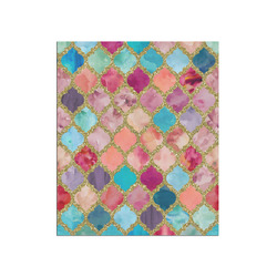 Glitter Moroccan Watercolor Poster - Matte - 20x24