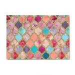 Glitter Moroccan Watercolor 4' x 6' Indoor Area Rug