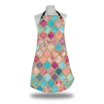 Glitter Moroccan Watercolor Apron