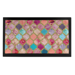 Glitter Moroccan Watercolor Bar Mat - Small