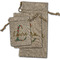 Glitter Moroccan Watercolor Burlap Gift Bags - (PARENT MAIN) All Three