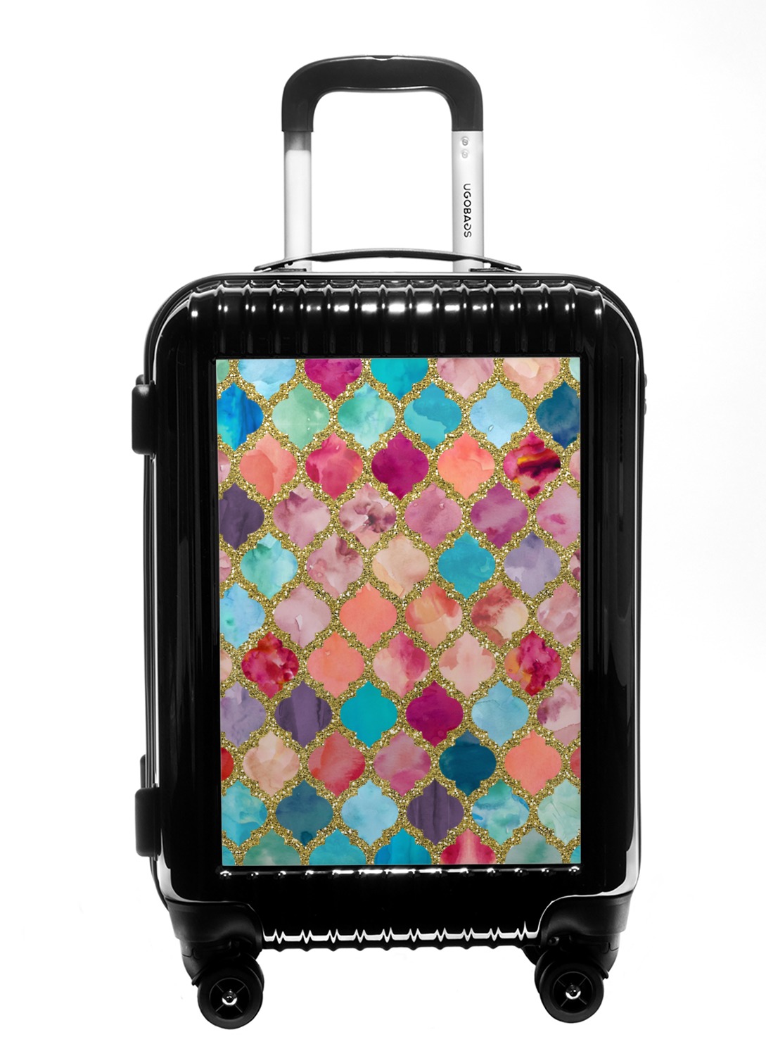 glitter hard shell suitcase