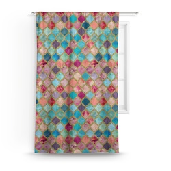 Glitter Moroccan Watercolor Curtain - 50"x84" Panel