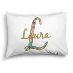 Glitter Moroccan Watercolor Pillow Case - Standard - Graphic