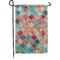 Glitter Moroccan Watercolor Garden Flag & Garden Pole