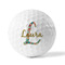 Glitter Moroccan Watercolor Golf Balls - Generic - Set of 3 - FRONT