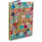 Glitter Moroccan Watercolor Hardbound Journal