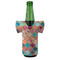 Glitter Moroccan Watercolor Jersey Bottle Cooler - Set of 4 - FRONT (on bottle)