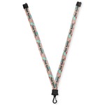 Glitter Moroccan Watercolor Lanyard