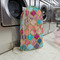 Glitter Moroccan Watercolor Large Laundry Bag - In Context