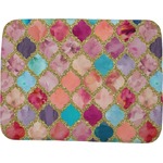 Glitter Moroccan Watercolor Memory Foam Bath Mat - 48"x36"