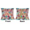 Glitter Moroccan Watercolor Outdoor Pillow - 18x18