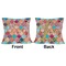 Glitter Moroccan Watercolor Outdoor Pillow - 20x20