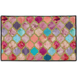 Glitter Moroccan Watercolor Door Mat - 60"x36"