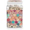 Glitter Moroccan Watercolor Pet Jar - Front Main Photo